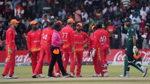 Zimbabwe crush Pakistan in rain-affected ODI series opener