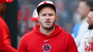 Three-time AL MVP Trout out for remainder of season