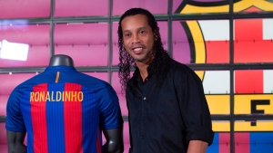 Barcelona sign up legend Ronaldinho&#039;s son and hope greatness runs in the family