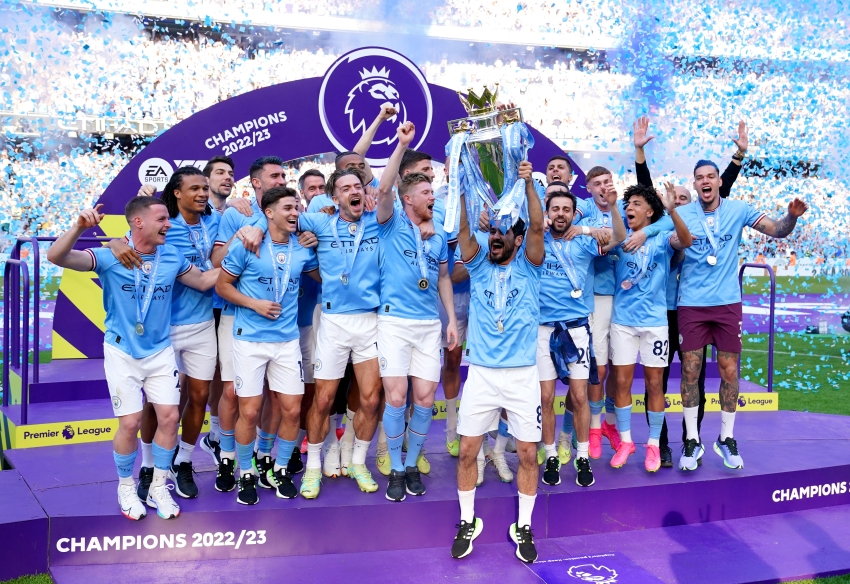 Manchester City lead the 2022/23 Champions League team of the season