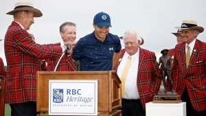 Spieth wins RBC Heritage in play-off against Cantlay