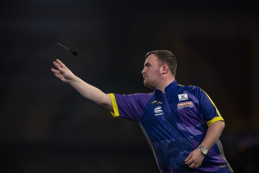 Veteran Raymond van Barneveld sets up big clash with teenager Luke Littler