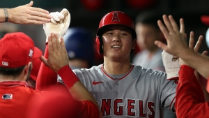 Angels star Ohtani makes more MLB history, Posey&#039;s Giants win 12-0