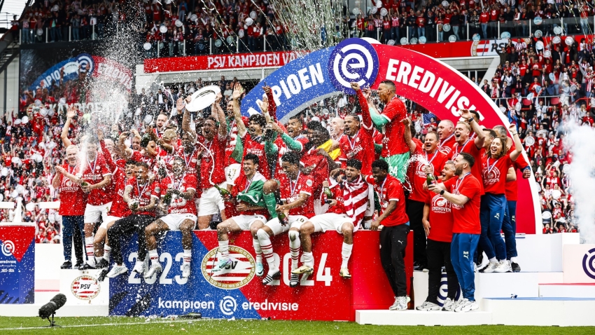 PSV crowned Eredivise champions for the first time in six years