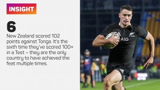 All Blacks go ton-up against depleted Tonga