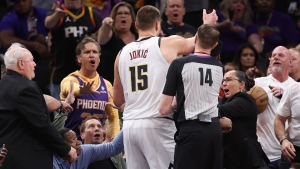 Denver Nuggets C Nikola Jokic won’t be suspended for incident with Phoenix Suns owner Mat Ishbia