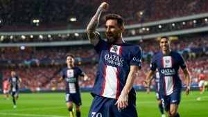 Messi hits another Champions League landmark with goal against Benfica