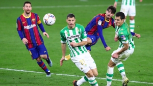 Real Betis 2-3 Barcelona: Messi the shining light and Trincao the match-winner for Barca