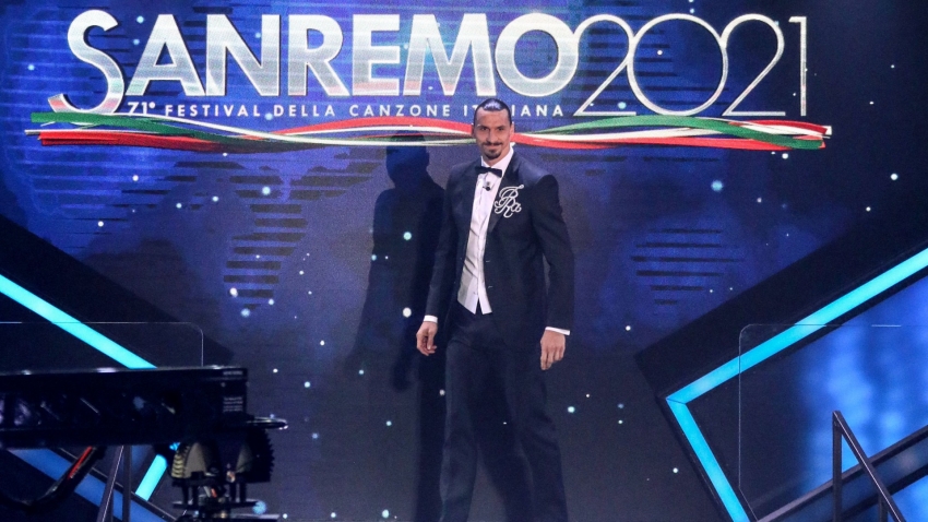 Zlatan Ibrahimovic makes Sanremo festival debut: I have been the best on this stage