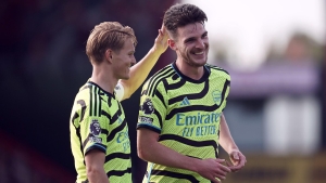 He’s amazing – Martin Odegaard hails ‘brilliant’ Declan Rice impact at Arsenal