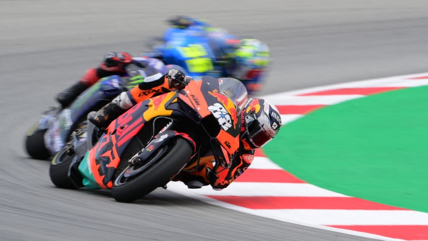 Marquez crashes out again as Oliveira wins Catalan Grand Prix