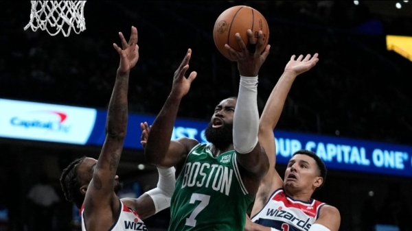 Jaylen Brown and Jayson Tatum combine to keep Boston Celtics perfect