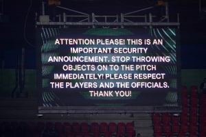 West Ham promise to take action against fans who threw objects onto Prague pitch