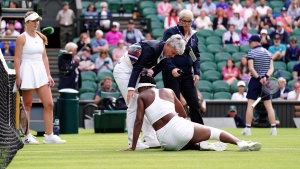 I got killed by the grass – Venus Williams suffers nasty fall in Wimbledon loss
