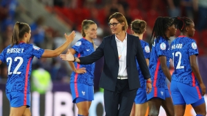 Women&#039;s Euros: France boss Diacre thrilled with five-goal first-half rout as Italy suffer