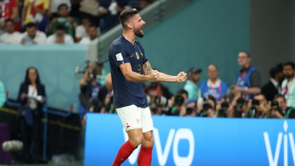 &#039;Blessed&#039; Giroud full of confidence after ending World Cup drought with record-equalling double