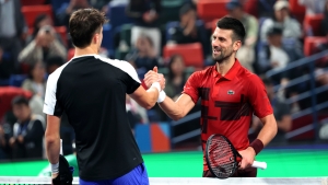 Djokovic to monitor Mensik after fighting back in Shanghai thriller