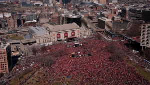 One person dead and multiple injured in shooting near Kansas City Chiefs parade
