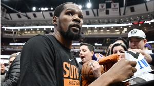 Durant to miss at least two weeks after spraining ankle prior to home debut with the Suns