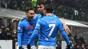 Milan 0-1 Napoli: Elmas header sees Spalletti&#039;s men leapfrog Rossoneri into second