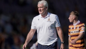Mark Hughes calls for people to ‘keep their nerve’ as Bradford booed after draw