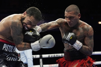 Conor Benn remains unbeaten after unanimous win over Peter Dobson