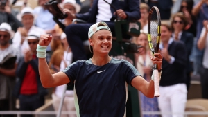 French Open: Rune beats Tsitsipas to make Danish tennis history