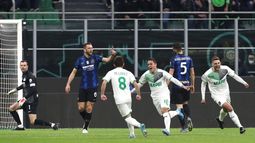 Inter 0-2 Sassuolo: Nerazzurri miss chance to reach Serie A summit