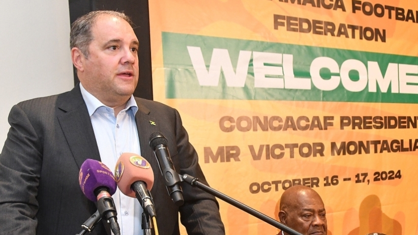 'Things are looking really good': Concacaf boss lauds Ja's men's, women's accomplishments; reaffirms commitment to assist with continued growth