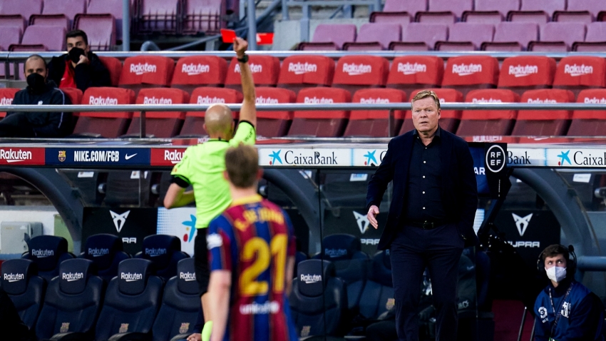 Barca boss Koeman on sending off: Perhaps the fourth official wanted to be the star of the night