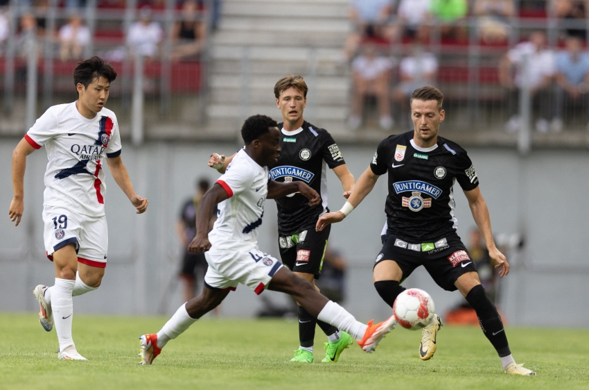 Sturm Graz 2-2 Paris Saint-Germain: Parisiens held in first game without Mbappe