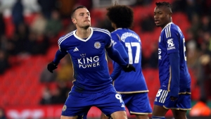 Patson Daka and Jamie Vardy at the double as Leicester demolish sorry Stoke