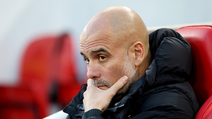 Man City thinking about the title would be a 'huge mistake', says Guardiola