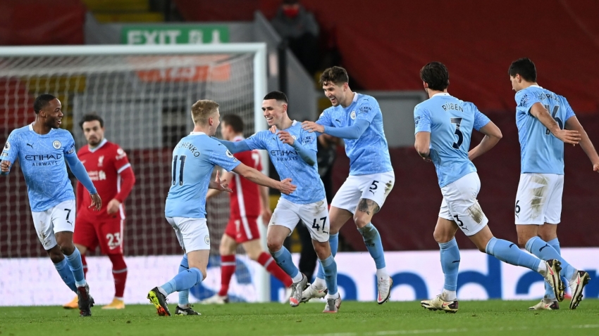 Super Manchester City equal wins record as Liverpool lose again at Anfield