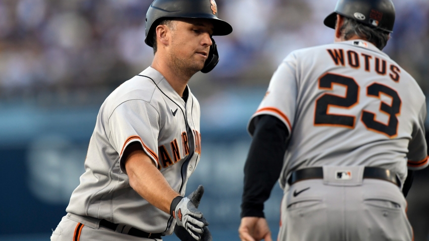 Giants beat San Diego 3-2 in opener amid talk of Padres-Dodgers 'rivalry