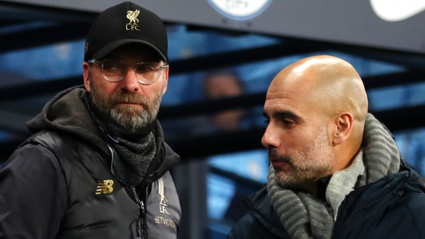 Guardiola thanks Liverpool boss Klopp for title text: He made me a better manager