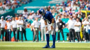 Giants rule out QB Daniel Jones against Bills with neck injury