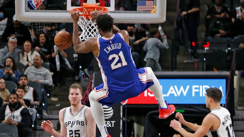 Harris on 76ers team-mate Embiid: 'What he's doing is special'