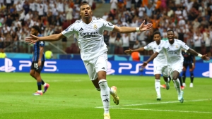 Real Madrid 2-0 Atalanta: Mbappe gets debut goal as Los Blancos win Super Cup