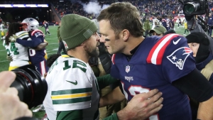Rodgers wishes Brady happy birthday, but Green Bay star will not be playing at 45