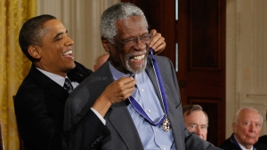 Jordan, Celtics and Obama pay tribute to &#039;legend&#039; and &#039;pioneer&#039; Russell
