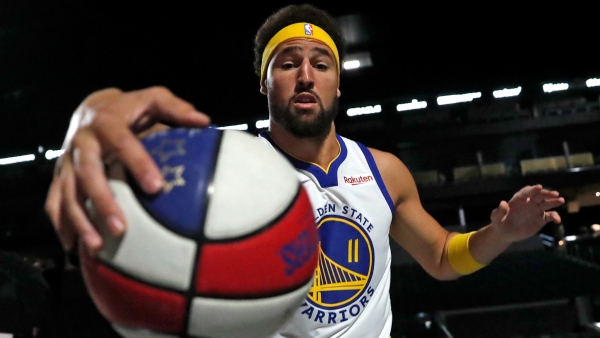 Kerr upbeat as Klay Thompson returns to Warriors training