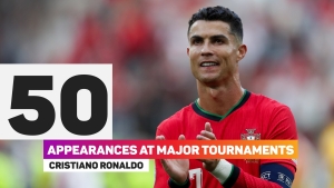Ronaldo makes European history with 50th outing at major tournaments