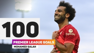 Salah 100: Liverpool striker joins Premier League century club