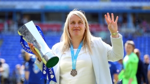 Emma Hayes hails ‘a victory for the team’ as Chelsea win fourth straight title