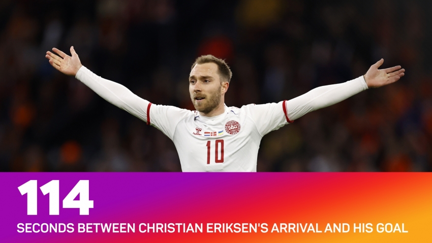 Netherlands 4-2 Denmark: Christian Eriksen scores two minutes into international comeback
