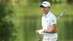 U.S. Open: Collin Morikawa and Joel Dahmen share lead at five under heading into the weekend