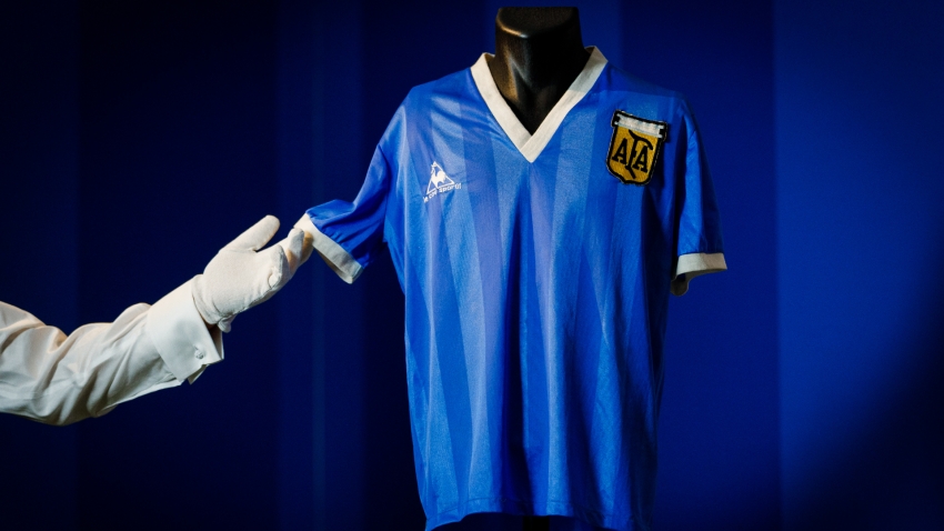 Maradona &#039;Hand of God&#039; shirt sold for over £7million at auction