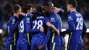 Chelsea 2-0 Tottenham: Conte suffers on Stamford Bridge return as Blues put one foot in EFL Cup final