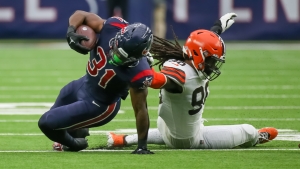 Texans running back Pierce ruled out for up to three weeks with ankle injury